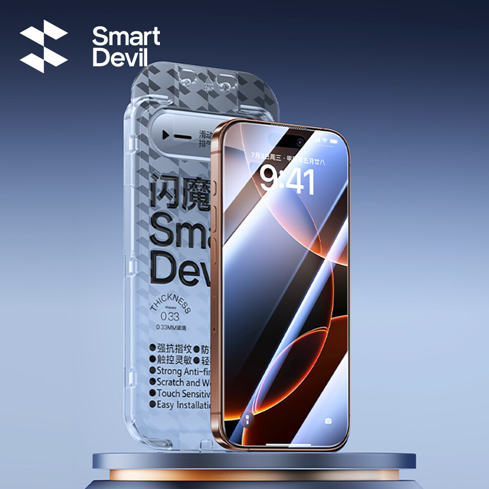 SmartDevil Tempered Glass Film for iPhone 16 Pro Max iPhone 16 Pro iPhone 16 Plus iPhone 16 iPhone 15 Pro Max iPhone 15 Plus iPhone 14 Pro Max iPhone 13 Pro Max iPhone 12 iPhone 12 Pro Max Screen Prot