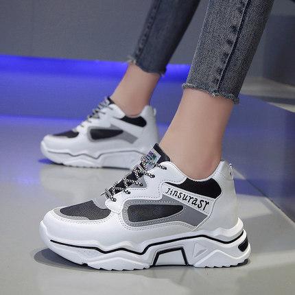 Women Casual Fashion Big Thick Sole Sneakers