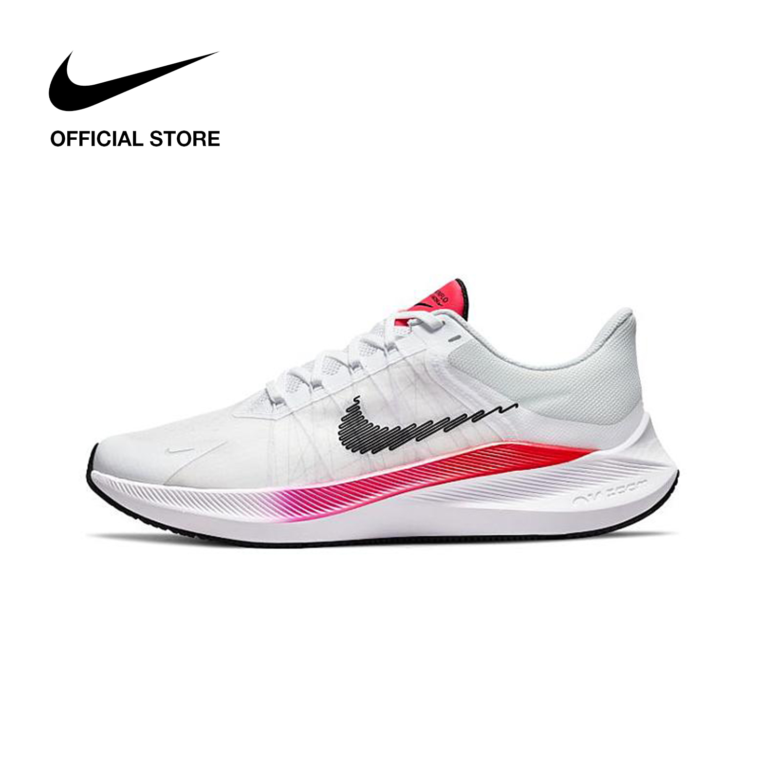 Nike Men's Zoom Winflo 8 Running Shoes - White