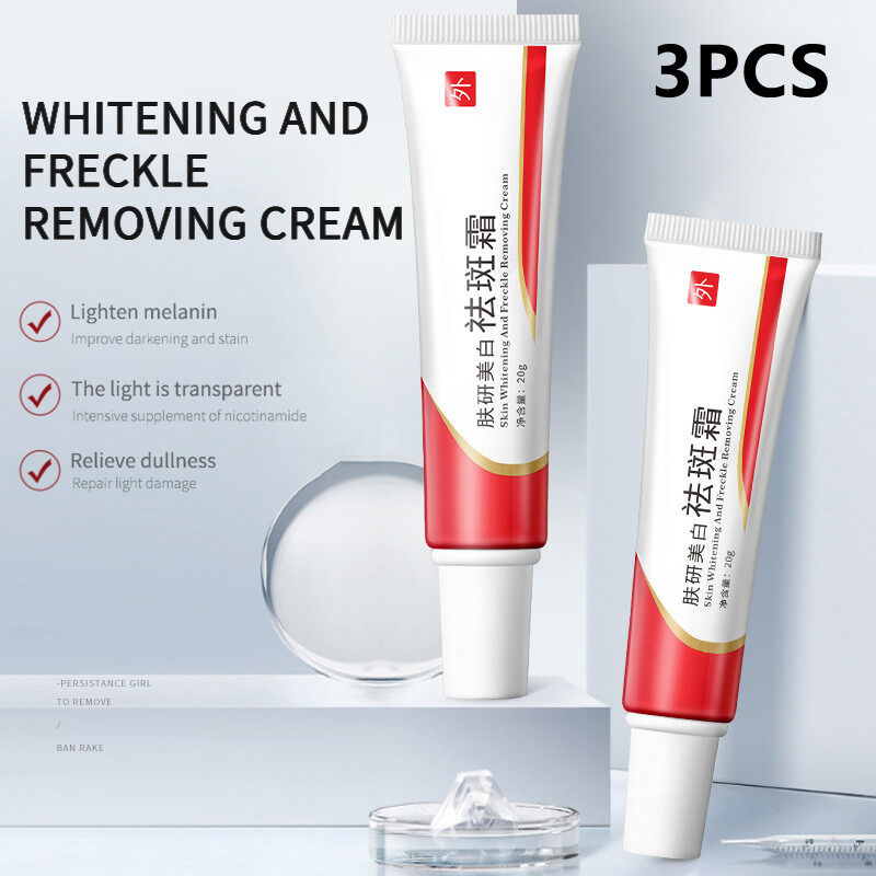 3PCS Freckle cream Whitening Fade Cream Improving Dull Skin Anti Aging Refreshing Not Greasy Personal Skin Care 20g
