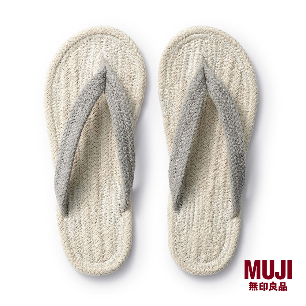 MUJI Cotton Room Sandals Thong