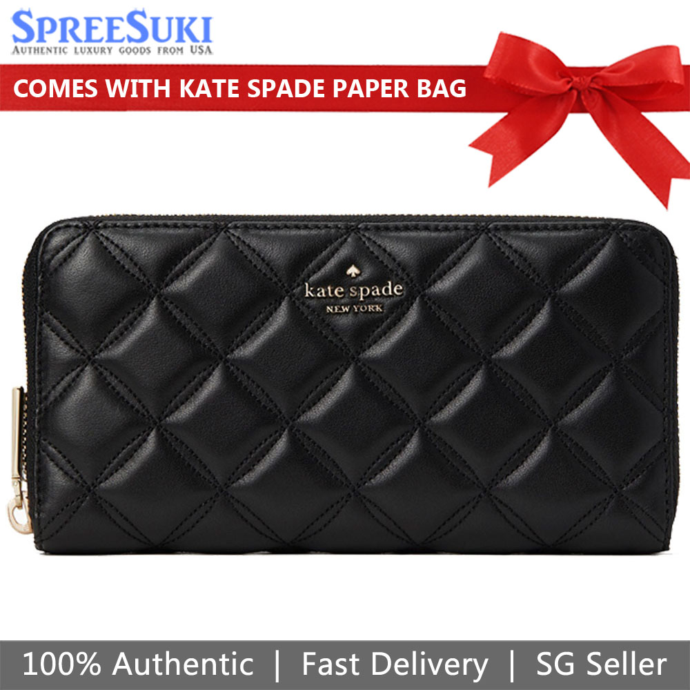 Kate Spade Wallet In Gift Box 100% Authentic New Arrival Many Designs and Colours